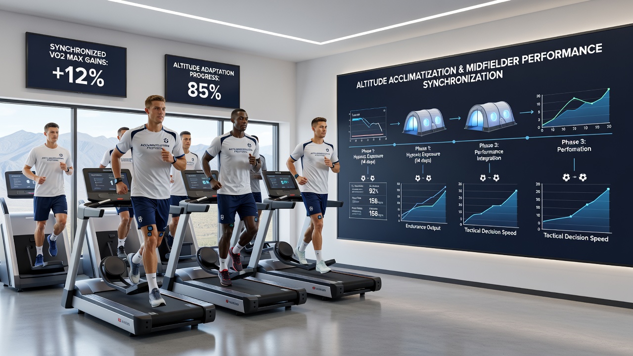 Middle-distance runner and soccer midfielder comparing training data during altitude camp