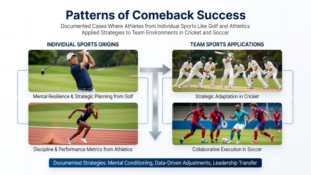 Athletes transitioning strategies from individual sports to team environments in cricket and soccer